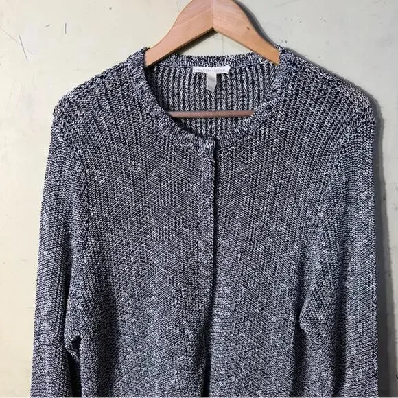 Eileen Fisher Organic Melange Linen Grain Jacket Size XL - Picture 11 of 11